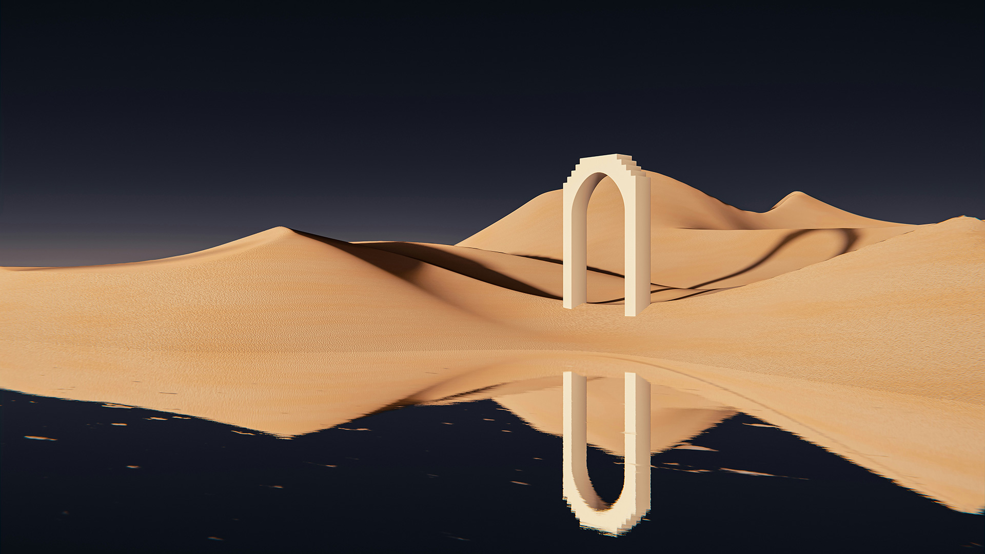 When Merging Becomes a Mirror